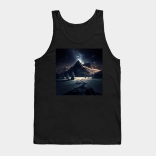 Starry Winter Night Tank Top